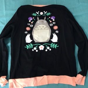 Totoro button up cardigan